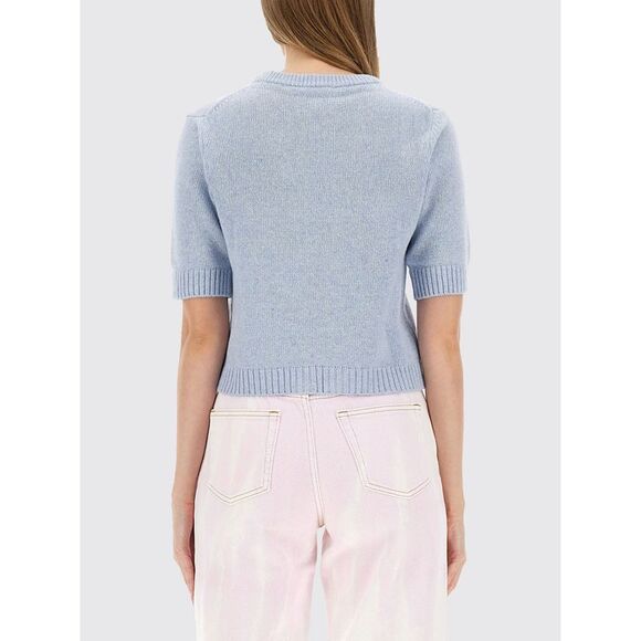 Ganni Sweater Woman Sky Blue